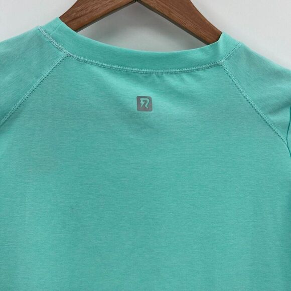 Runway The Active Side Tee Girls Size Medium Blue Moisture Wicking T-Shirt - Picture 2 of 10